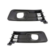 Grilles de pare-choc avant noires avec trous anti-brouillards kit Renault Captur