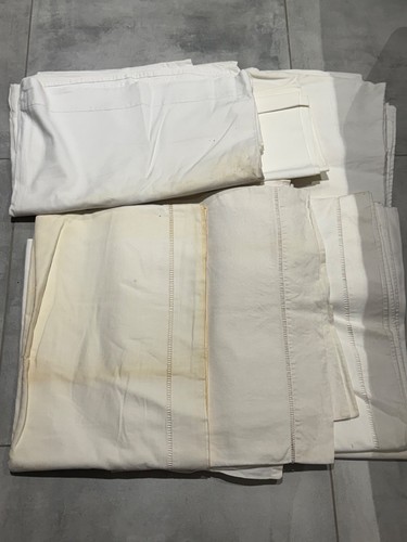 Lot draps anciens - 5,