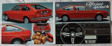 (36B)  RARE DOSSIER PRESSE ALFA ROMEO ALFASUD SPRINT 1976