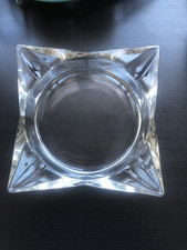 GRAND CENDRIER VINTAGE ATOMIQUE VIDE POCHE VERRE