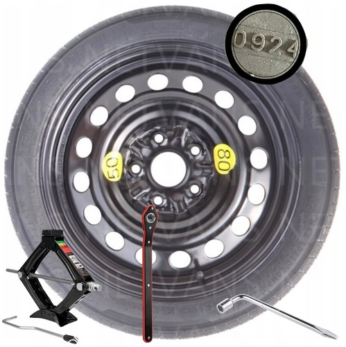 Roue secours galette - de, 17"