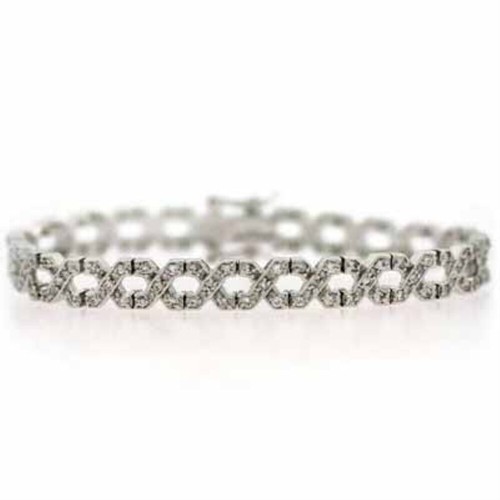 925 argent zircone attaché - argent,
