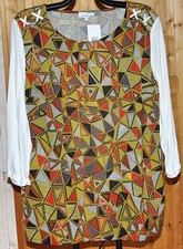 Blouse tunique crêpe imprimé