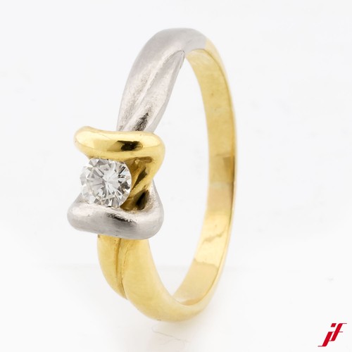 Bague solitaire 18k 950 - solitaire,
