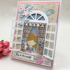 Scrapbooking au pochoir Cadre de fenêtre Matrices de coupe