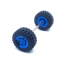 PLAYMOBIL * CIRQUE * Essieu Axe de Roues Camion Jantes (cassée) Bleus 3277 7399