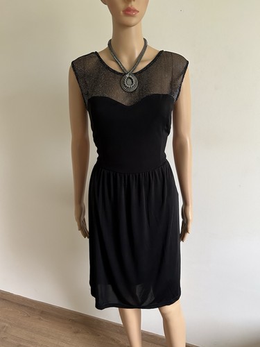 Robe noire pailletée neuve - noire,