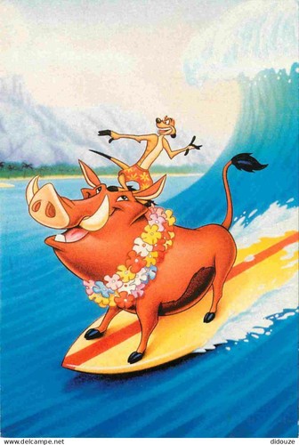 Carte postale disney timon - disney,
