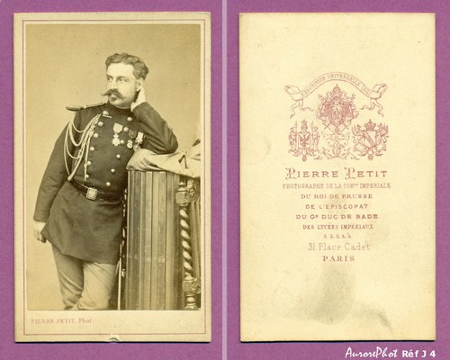 Cdv pierre petit militaire - cdv,
