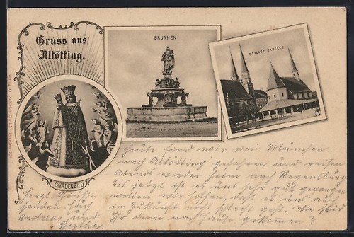 Carte postale altötting - carte,