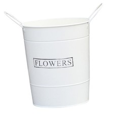 Seau à fleurs en fer forgé