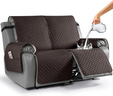 Loveseat Recliner Cover Non-Slip Sofa Slipcover, Pet Cover for Loveseat Recliner