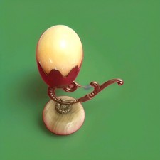 décoration oeuf en albatre