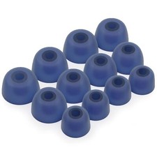 12 x Écouteurs en Silicone Embouts Jabra Elite 3, 5, 7, 65t, 75t Casque en Bleu