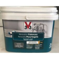 Peinture rénovation (2 Litres) Faïence, douche, salle de bains, étanche V33