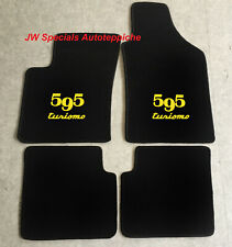 Tapis de Voiture Sol pour Fiat 500 Et Cabriolet Abarth 595 Turismo Jaune 2007'