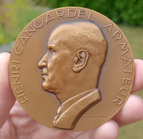 Rare médaille bronze - , henri