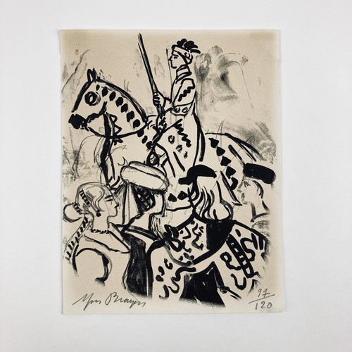 Yves brayer lithographie - brayer,