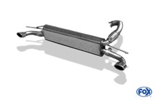 Fox Duplex Échappement Sport Silencieux pour Smart Forfour 453 1.0l