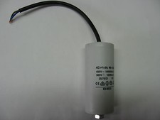 condo condensateur permanent / démarrage moteur 40MF 40µF 40uF 450V 5% (à fils)