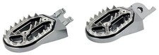 Repose-pieds Alu CNC Couleur Titane - HONDA