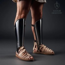 Greaves de jambe en acier de