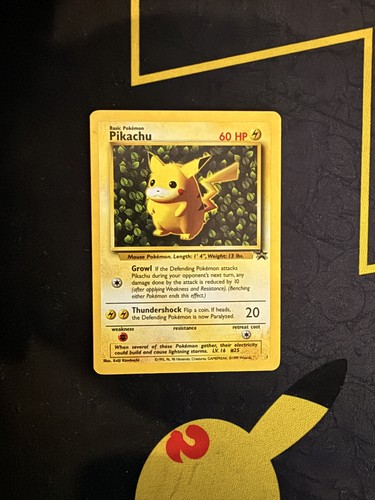 Carte pokemon pikachu anglais - carte,