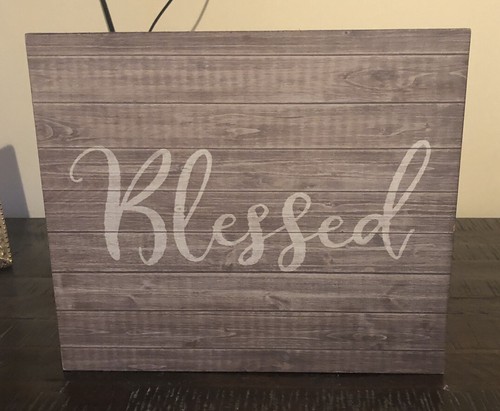 Blessed wall decor white - decor,