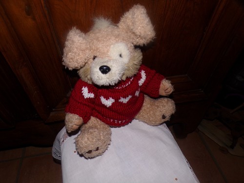 Ours ancien peluche chien - ours, ancien,peluche,chien