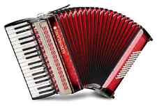 Alpenklang Pro III/72 Accordeon 72 Basses 34 Touche Double Tremolo Musette Rouge