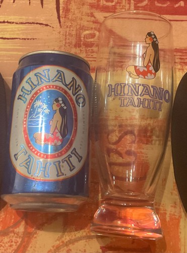 Tahiti verre et cannette - verre,