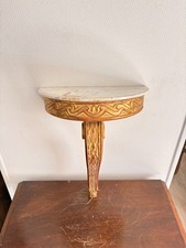 Console Demi Lune Doré en