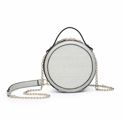 Round straw crossbody light - round,