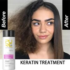 Kératine brésilienne 12 % réparatrice traitement de lissage des cheveux abîmé...