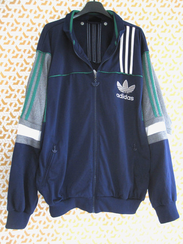 Veste adidas vintage marine - vintage, et