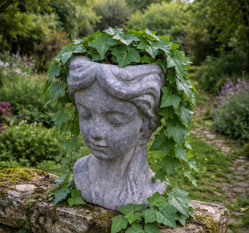 Buste plante tête de - de,