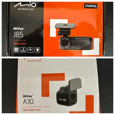 Dashcam Avant Arrière Mio Mivue J85 + A30 (Caméras Embarquées Voiture)