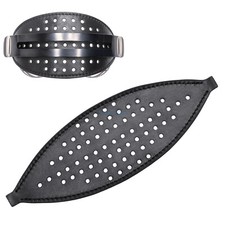 Wide lambskin headband strap - lambskin,