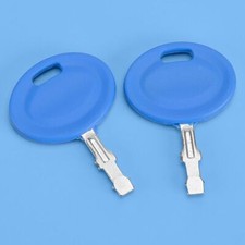 2x Bleu Clé d'allumage pour