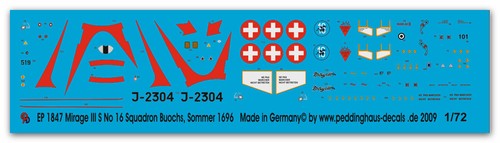 1847 mirage iii s - 1/72,