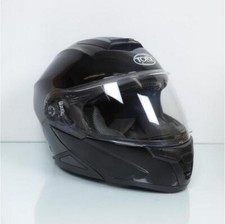 Casque modulable noir brillant