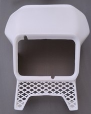 Tête de fourche blanche