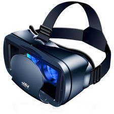 Lunettes de réalité virtuelle avec contrôleur compatible avec iPhone 16 15 14...