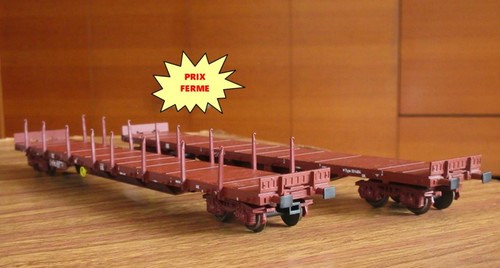 Wagon plat long type - , bords