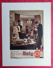 Publicité presse Belge: Boisson Alcool Scotch Whisky HAIG - CITROËN PANHARD 1964