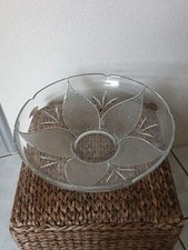 coupe verre cristal Décor Floral Original Diamètre 33 Cm 