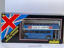 SOLIDO BUS LONDONIEN DOUBLE DECKER TOUR OF LONDON 1/50