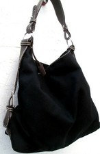 LOXWOOD grand Sac à main  toile et  cuir  Authentique  vintage 