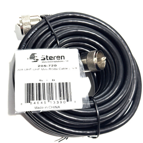 20ft mini rg8x - rg8x, to