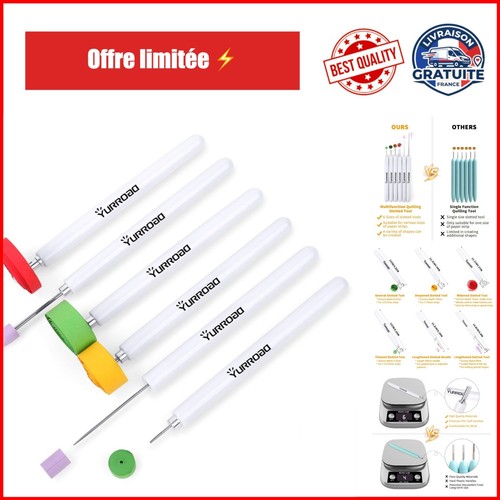 Yurroad outils quilling 6pcs - yurroad,